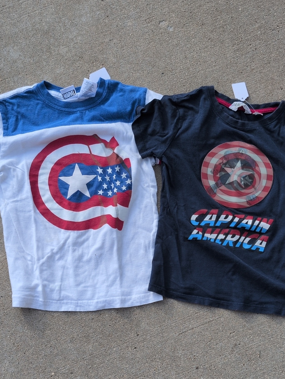 Captain America T-shirt set size 6-7